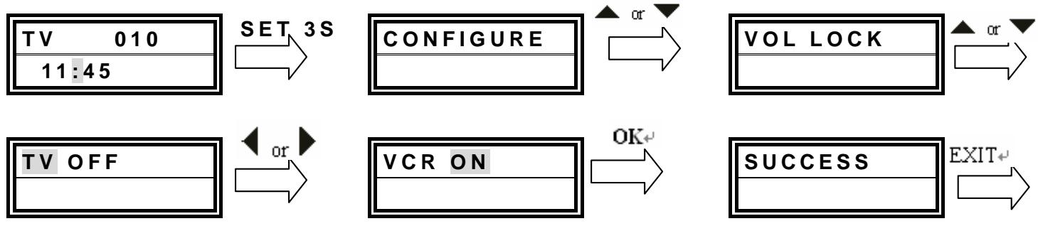 SUPPORTPLUS TELECOMMANDE UNIVERSELLE 8-EN-1 SP-URCL-1870 - verrouillage et déverrouillage des touches de volume &amp; silence - 1
