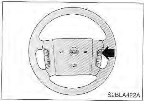 KIA SORENTO 2003 - Pour diminuer la vitesse du régulateur de vitesse : - 1