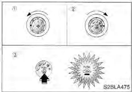 KIA SORENTO 2003 - Dégivrage extérieur du pare-brise - 1