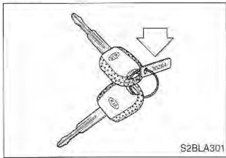 KIA SORENTO 2003 - Clés - 1