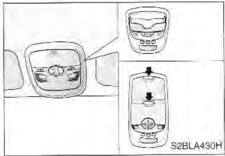 KIA SORENTO 2003 - Porte-lunettes de SOLEIL (SELON l'équipement) - 1