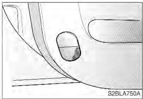 KIA SORENTO 2003 - Éclairage de l'espace utilisé arrêté - 1