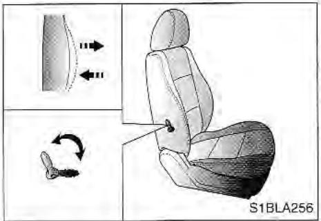 KIA SORENTO 2003 - Réglage de la hauteur du coussin de siècle - 1