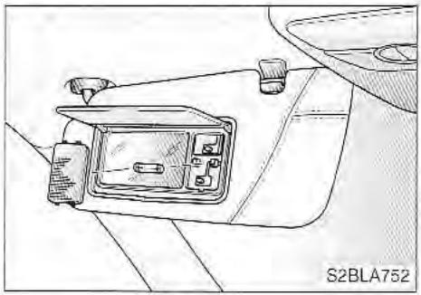 KIA SORENTO 2003 - Remplacement de l'ampoule intérieure - 1