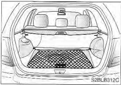 KIA SORENTO 2003 - FILET utilitaire (SELEN l'équipement) - 1