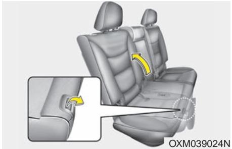 KIA SORENTO 2012 - Siège de 2E rangée - 2