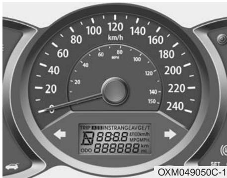 KIA SORENTO 2012 - Illumination du tableau de bord (si équipé) - 1