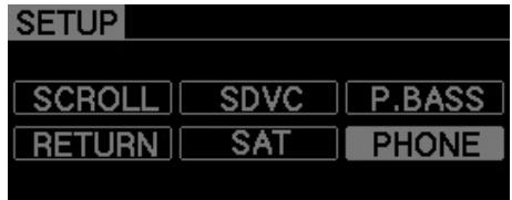 KIA SORENTO 2012 - Réglage du téléphone - 1