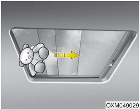 KIA SORENTO 2012 - Fermeture automatique du toit ouvrant : - 1