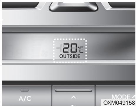 KIA SORENTO 2012 - Conversion de la température - 1