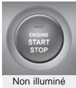 KIA SORENTO 2012 - Positions du bouton de DEMARRAGE/ARRET DU MOTEUR - 1