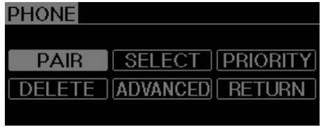 KIA SORENTO 2012 - Réglage du téléphone - 2