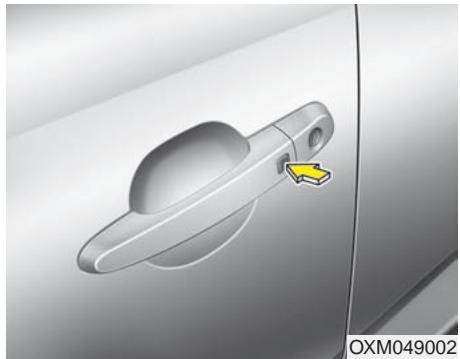 KIA SORENTO 2012 - Fonctions de la clé intelligente - 1