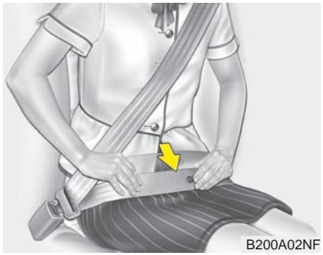 KIA SORENTO 2012 - Réglage de la hauteur - 1