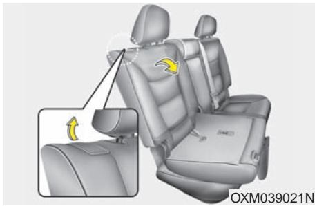 KIA SORENTO 2012 - Siège de 2E rangée - 1