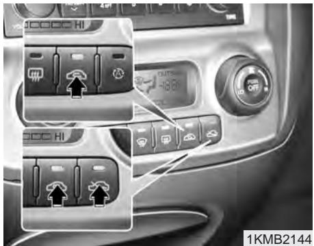 KIA SPORTAGE 2 - Bouton de réglage de la vitesse du ventilateur - 2