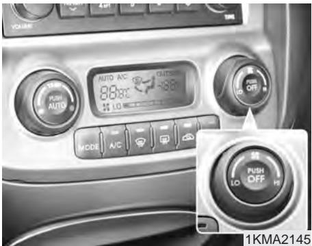 KIA SPORTAGE 2 - Conversion de l'affichage de la température - 1