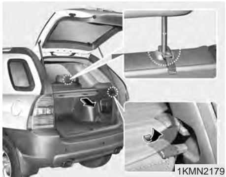 KIA SPORTAGE 2 - Couvre-bagages (SELON l'équipement) - 2
