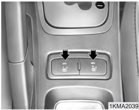 KIA SPORTAGE 2 - Régler la hauteur du coussin de siège (siège conducteur) - 1