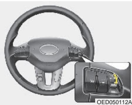 KIA CEED 2009 - Pour accélérer momentanément avec le régulateur de vitesse activé : - 2