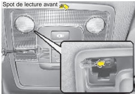 KIA CEED 2009 - Remplacement de l'ampoule de l'éclairage de la plaque d'immatriculation - 1