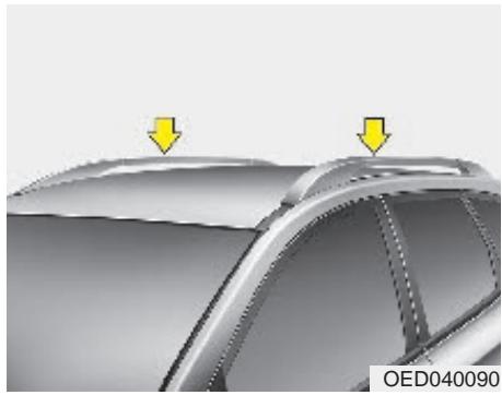 KIA CEED 2009 - Support de fixation pour BARRE de TOIT - 3