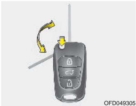 KIA CEED 2009 - Fonctions de la clé - 1
