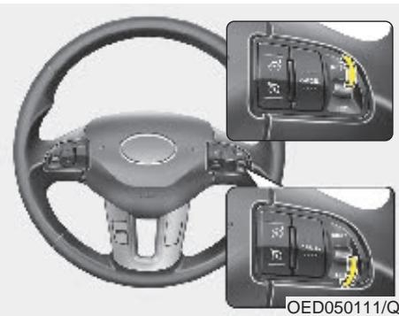 KIA CEED 2009 - Pour régler la limite de vitesse : - 1