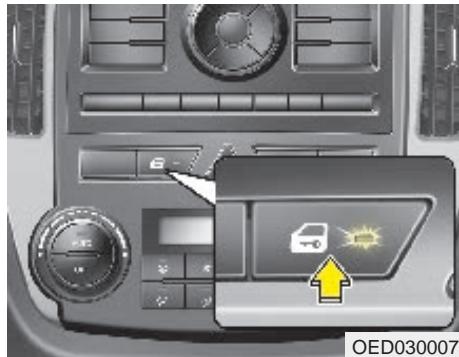 KIA CEED 2009 - Actionnement du verrouillage des portes de l'intérieur du véhicule - 1
