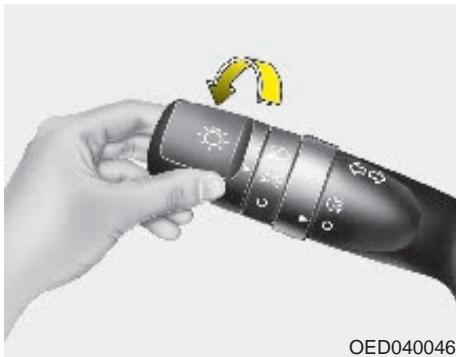 KIA CEED 2009 - Commande de l'éclairage - 1