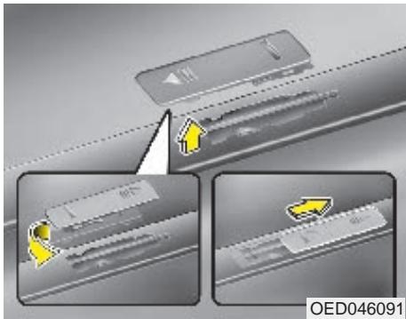 KIA CEED 2009 - Support de fixation pour BARRE de TOIT - 2