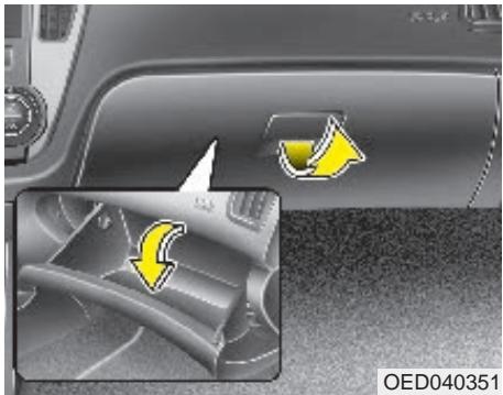 KIA CEED 2009 - Console centrale de rangement - 1