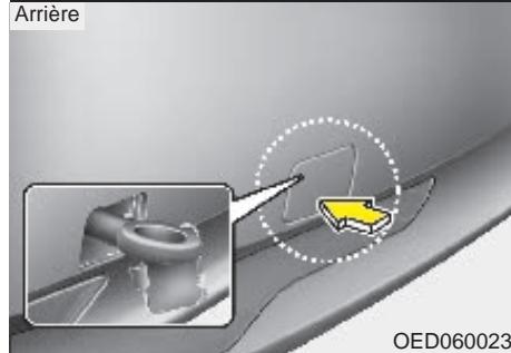 KIA CEED 2009 - Retirer le crochet de remorquage (arrière) (le cas échéant) - 3