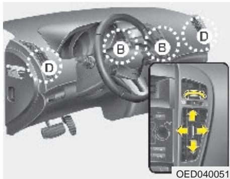 KIA CEED 2009 - Niveau dégivrage (a, d) - 1