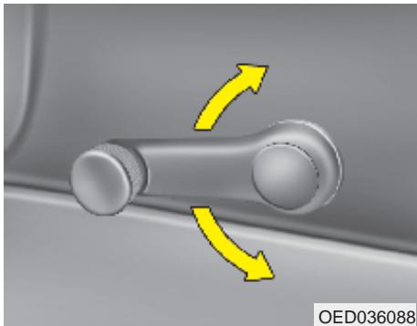 KIA CEED 2009 - Avertissement - vitres - 1