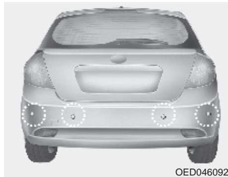 KIA CEED 2009 - Systeme d'aide au stationnement arriere (le cas échéant) - 1