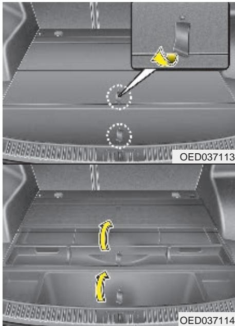 KIA CEED 2009 - Console de lunettes de soleil (le cas échéant) - 1