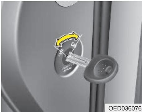 KIA CEED 2009 - Interrupteur on/off d'airbag passager avant (le cas échéant) - 1