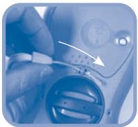 VTECH CONSOLE V.MOTION - Pour attacher la dragonne : - 1