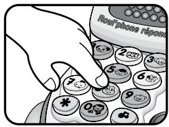 VTECH ROUL PHONE REPONDEUR - Touches animaux - 1