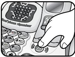 VTECH ROUL PHONE REPONDEUR - Touche répondeur - 1