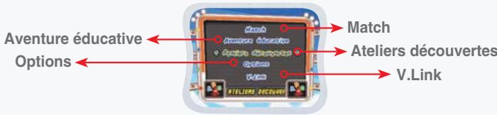 VTECH V.SMILE V-MOTION FOOTBALL CHALLENGE - Choisir un mode de jeu - 1