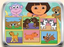 VTECH MOBIGO DORA LEXPLORATRICE - Jeu 1 - Photos de jumeaux - 1