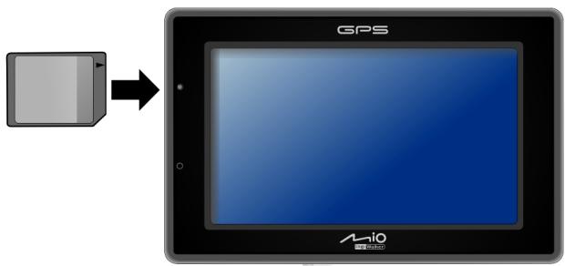 MIO C620 - Utilisation d'une carte sd/sdhc/mmc - 1