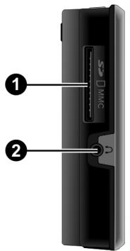 MIO C620 - Composants du côté gauche - 1