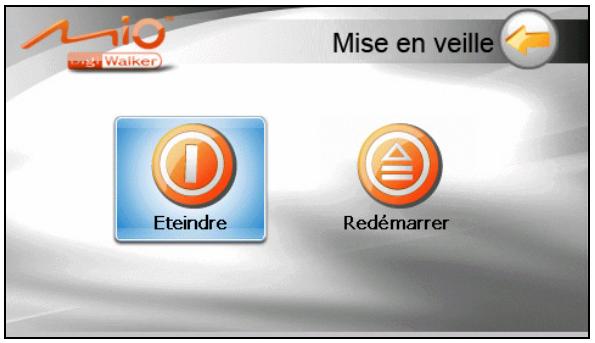 MIO C620 - Redémarrer votre appareil - 1