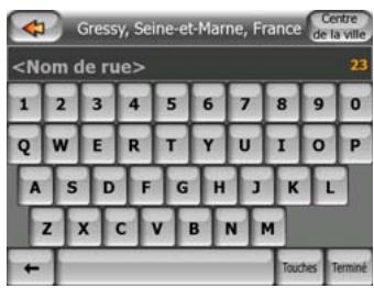 MIO DIGIWALKER C220 - Sélectionner une rue ou le centre de la localité - 1