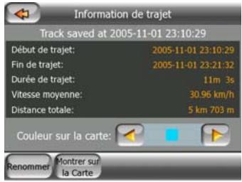 MIO DIGIWALKER C220 - Gérer les journaux de trajet - 4