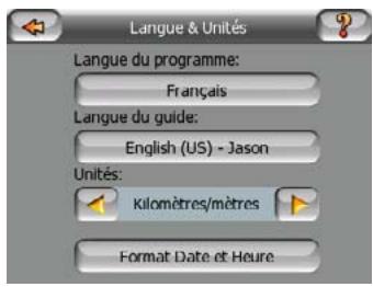 MIO DIGIWALKER C220 - Langue & unités - 1