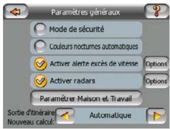 MIO DIGIWALKER C220 - Paramètres généraux - 1